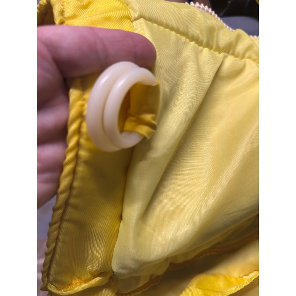 Almarin Canada PFD Flotation Jacket Yellow Nautical Safety Coat Whistle L Vntg - Picture 11 of 15